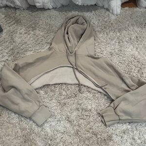 Zara Cropped Hoodie, Size M